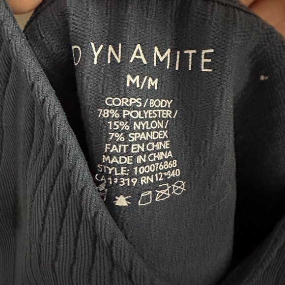 Dynamite Blue Giulia Seamless Halter Top - Picture 3 of 5